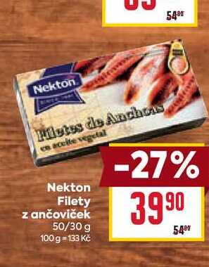 Nekton Filety z ančoviček 50/30 g