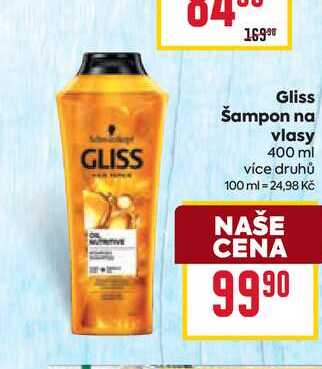 Gliss Šampon na vlasy 400 ml