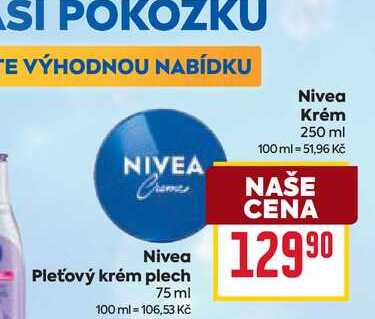 Nivea Krém 250 ml 