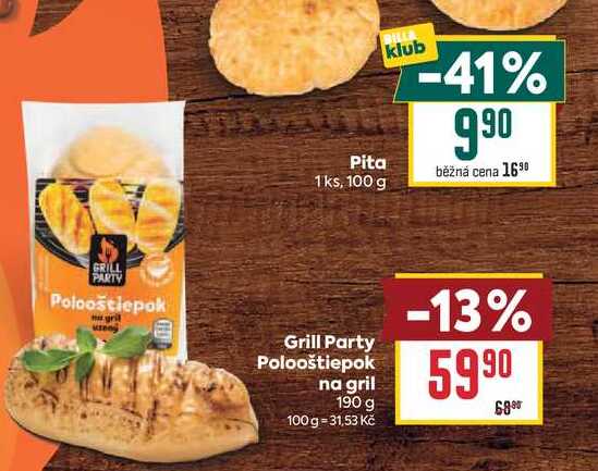 Grill Party Polooštiepok na gril 190 g 