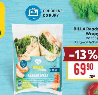 BILLA Ready Wrapy od 155 g
