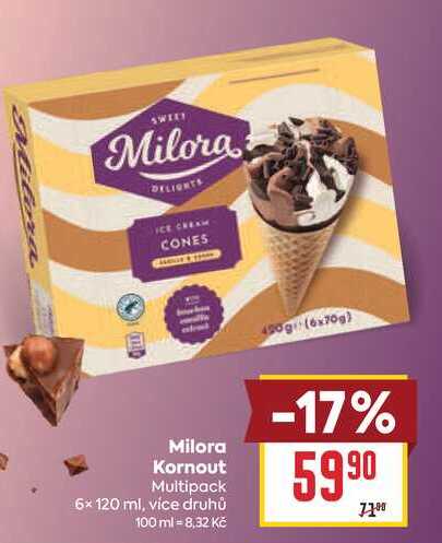 Milora Kornout Multipack 6× 120 ml