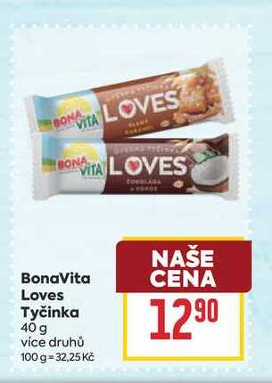 BonaVita Loves Tyčinka 40 g