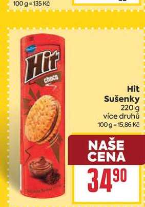 Hit Sušenky 220 g 