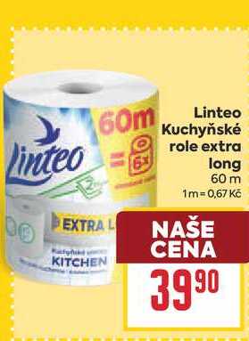 Linteo Kuchyňské role extra long 60 m 