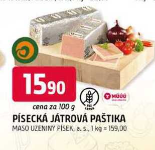 PÍSECKÁ JÁTROVÁ PAŠTIKA 100g