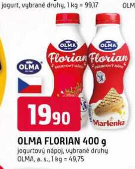 OLMA FLORIAN 400 g jogurtový nápoj