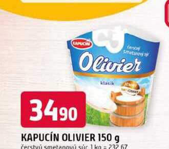 KAPUCÍN OLIVIER 150 g 