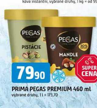 PRIMA PEGAS PREMIUM 460 ml vybrané druhy