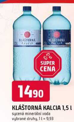 KLÁŠTORNÁ KALCIA 1,5L 