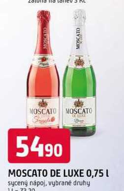 MOSCATO DE LUXE 0,75 L