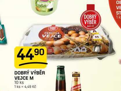 DOBRÝ VÝBĚR VEJCE M 10 ks