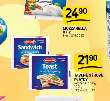 TAVENÉ SÝROVÉ PLÁTKY vybrané druhy 100 g
