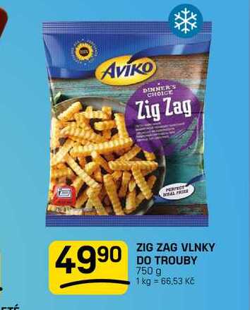 Zig Zag Vlnky do trouby 750g