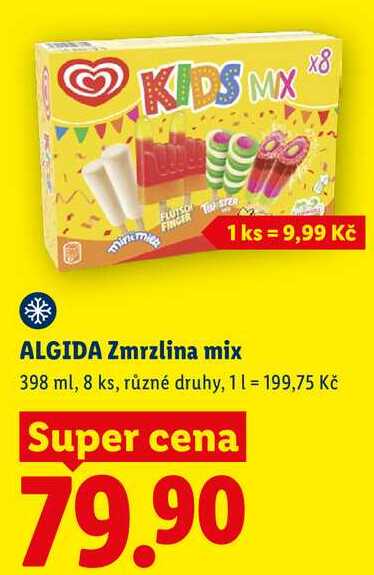 ALGIDA Zmrzlina mix, 398 ml