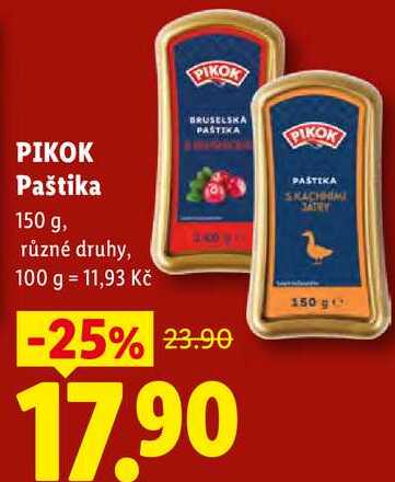 PIKOK Paštika, 150 g