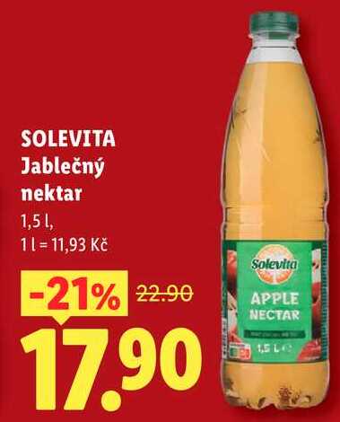 SOLEVITA Jablečný nektar, 1,5 l