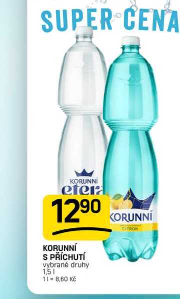 KORUNNÍ S PŘÍCHUTÍ vybrané druhy 1,5l