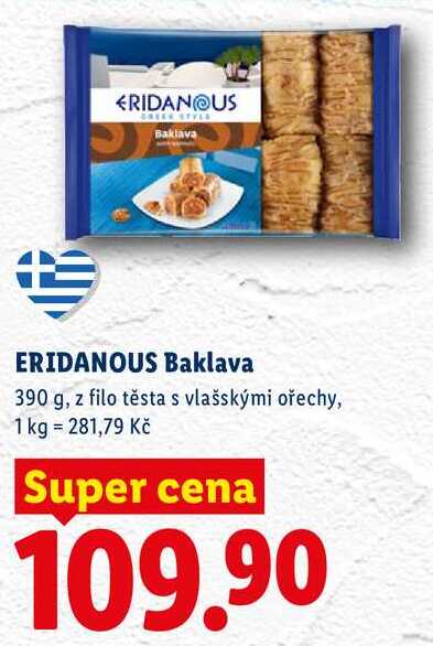 ERIDANOUS Baklava, 390 g