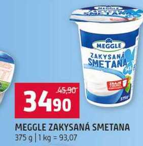 MEGGLE ZAKYSANÁ SMETANA 375 g