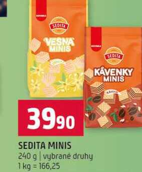 SEDITA MINIS 240 g vybrané druhy