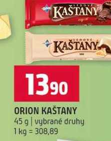 ORION KAŠTANY 45 g vybrané druhy