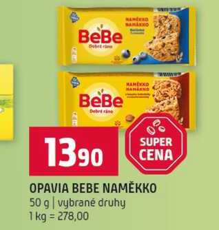 OPAVIA BEBE NAMĚKKO 50 g vybrané druhy