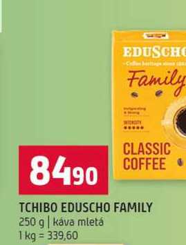 TCHIBO EDUSCHO FAMILY 250 g káva mletá 