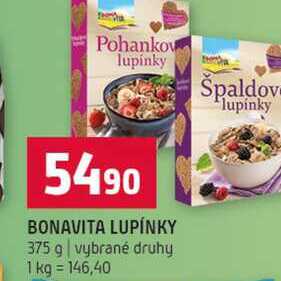 BONAVITA LUPÍNKY 375 g vybrané druhy