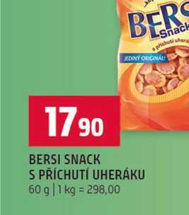 BERSI SNACK S PŘÍCHUTÍ UHERÁKU 60 g