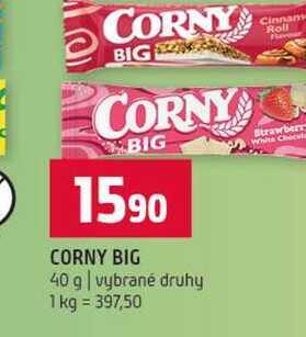 CORNY BIG 40 g vybrané druhy