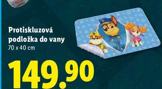Protiskluzová podložka do vany