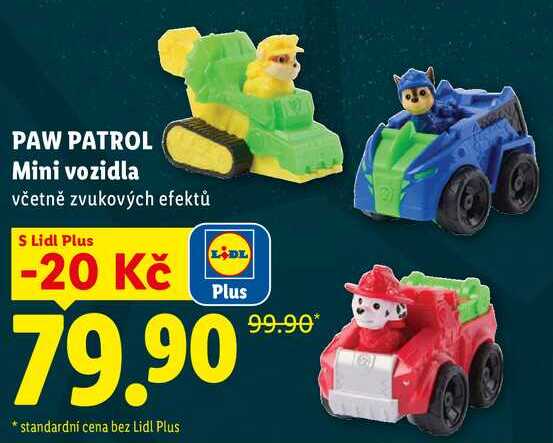 PAW PATROL Mini vozidla