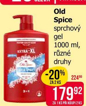 Old Spice sprchový gel 1000 ml, různé druhy 
