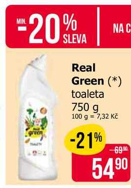 Real Green toaleta 750 g