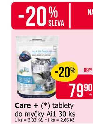 Care+ tablety do myčky Ai1 30 ks