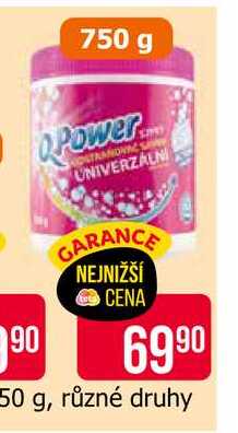 Q-Power odstraňovač skvrn 750g