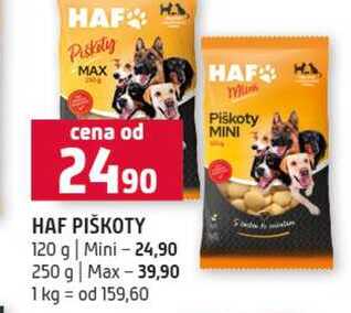 HAF PIŠKOTY 120 g Mini 250 g Max