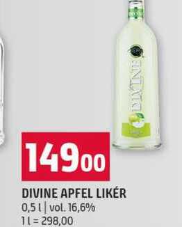 DIVINE APFEL LIKÉR 0,5l vol. 16,6% 