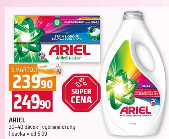 ARIEL 30-40 dávek vybrané druhy 