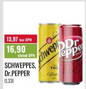 SCHWEPPES, Dr.PEPPER 0,33l