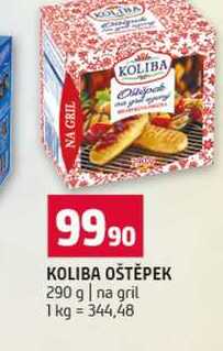 KOLIBA OŠTĚPEK 290 g na gril