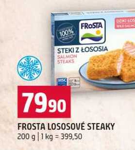 FROSTA LOSOSOVÉ STEAKY 200 g