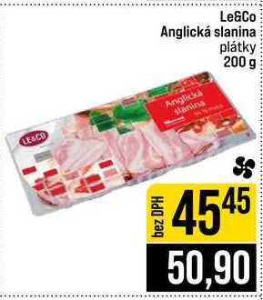 Le&Co Anglická slanina plátky 200 g