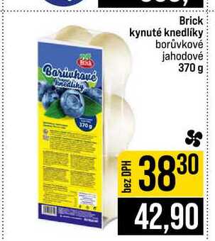 Brick kynuté knedlíky borůvkové jahodové 370 g