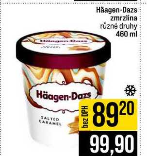 Häagen-Dazs zmrzlina různé druhy 460 ml