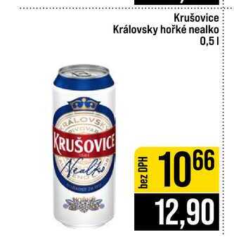 Krušovice Královsky hořké nealko 0,5l