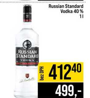 Russian Standard Vodka 40% 1l