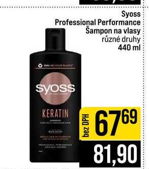 Syoss Professional Performance Šampon na vlasy různé druhy 440 ml