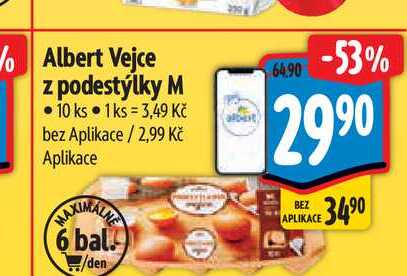 VoAlbert Vejce z podestýlky M 10 ks